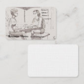 Cartes de visite pour déjeuner d'affaires (Devant / Derrière)