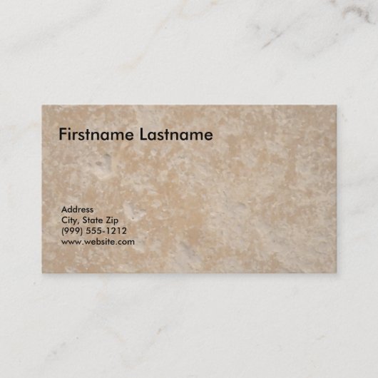 Cartes de visite pour des affaires d'huile (Devant)