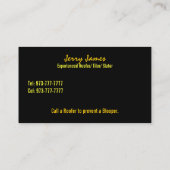 Cartes de visite pour des Roofers (Dos)