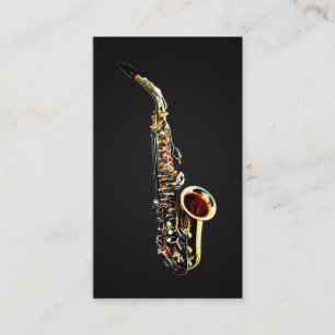 Cartes de visite pour des saxophonistes