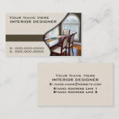 cartes de visite Pour Designers D'Intérieur (Devant / Derrière)