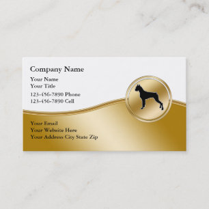 Cartes de visite pour dressage de chiens