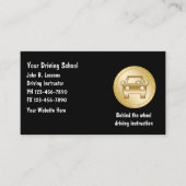 Cartes de visite pour école de conduite (Devant)