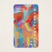 Cartes de visite pour élevage de Dogues Allemands  (Devant)