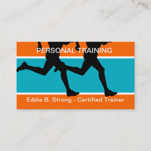 Cartes de visite pour entraînement personnel de fi