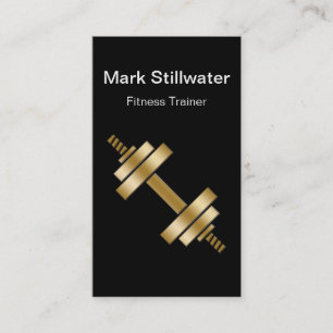 Cartes de visite pour entraineur de fitness