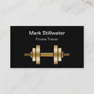 Cartes de visite pour entraineur de fitness