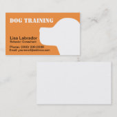 cartes de visite Pour Entraîneurs De Chiens (Devant / Derrière)