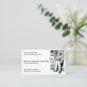 Cartes de visite pour entrepreneur en construction (Debout devant)