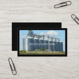 Cartes de visite pour entreprise agricole d'agricu