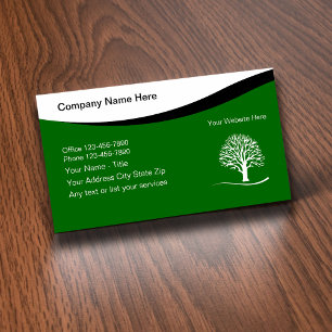 Cartes de visite pour entreprise d'aménagement pay