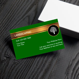 Cartes de visite pour entreprise d'aménagement pay