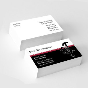 Cartes de visite pour entreprise de bricolage prof