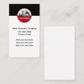 Cartes de visite pour entreprise de camionnage (Devant / Derrière)