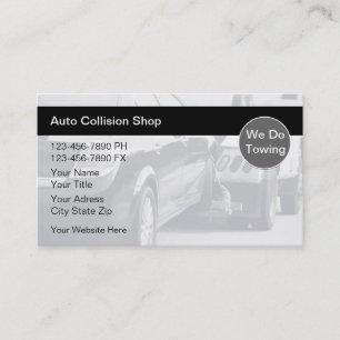 Cartes de visite pour entreprise de carrosserie et