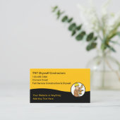 Cartes de visite pour entreprise de construction e (Debout devant)