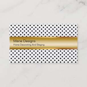 Cartes de visite pour entreprise de décoration chi