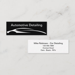 Cartes de visite pour entreprise de detailing auto