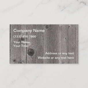 Cartes de visite pour entreprise de menuiserie de