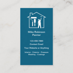 Cartes de visite pour entreprise de peinture de ma