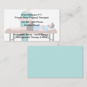 Cartes de visite pour entreprise de réadaptation m