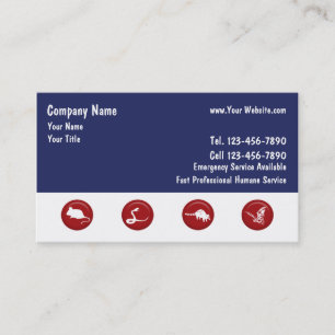 Cartes de visite pour entreprise de retrait de fau