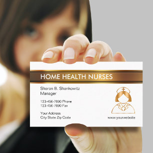 Cartes de visite pour entreprise de santé à domici