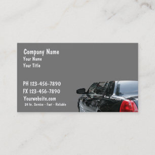 Cartes de visite pour entreprise de taxi