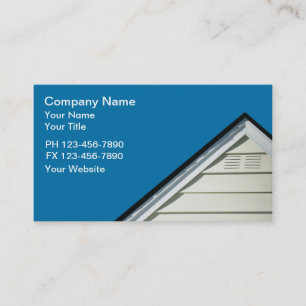 Cartes de visite pour entreprise de toiture