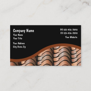Cartes de visite pour entreprise de toiture