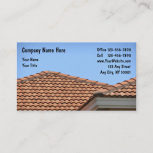 Cartes de visite pour entreprise de toiture