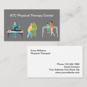 Cartes de visite pour entreprise de traitement méd
