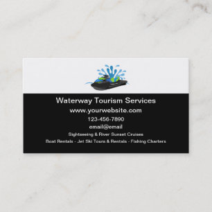 Cartes de visite pour entreprise d'écotourisme aqu