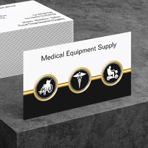 Cartes de visite pour entreprise d'équipement médi
