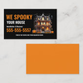 Cartes de visite pour entreprise d'installation de (Devant / Derrière)