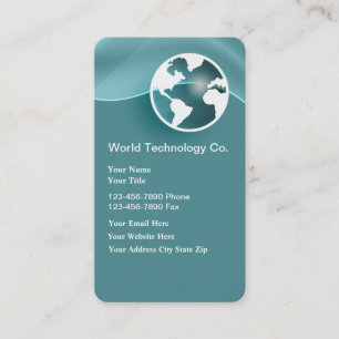 Cartes de visite pour entreprises technologiques u