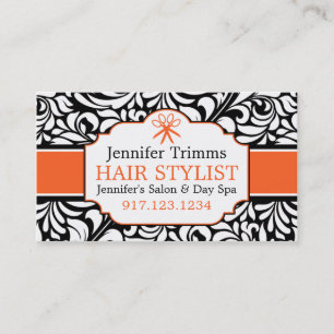 cartes de visite Pour Esthétiques Hair School