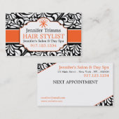 cartes de visite Pour Esthétiques | Hair School (Devant / Derrière)