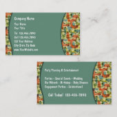 Cartes de visite pour fêtes (Devant / Derrière)