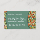 Cartes de visite pour fêtes (Dos)