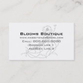 cartes de visite Pour Fleuristes (Dos)