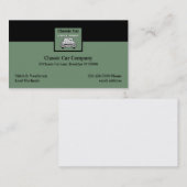 Cartes de visite pour garage de voitures classique (Devant / Derrière)