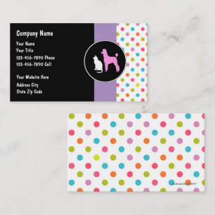 Cartes de visite pour gardien d'animaux