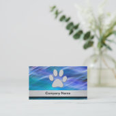 Cartes de visite pour gardien d'animaux (Debout devant)