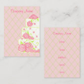 Cartes de visite pour gâteaux (Devant / Derrière)