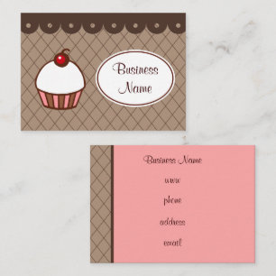 Cartes de visite pour gâteaux de boulangerie