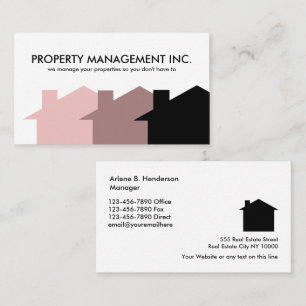 Cartes de visite pour gestion immobilière