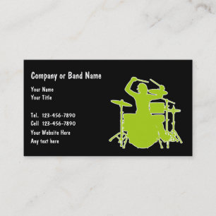 Cartes de visite pour groupe de musique