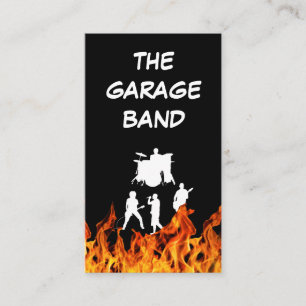 Cartes de visite pour groupe de rock