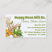 Cartes de visite pour Herboriste Herb Design (Devant)